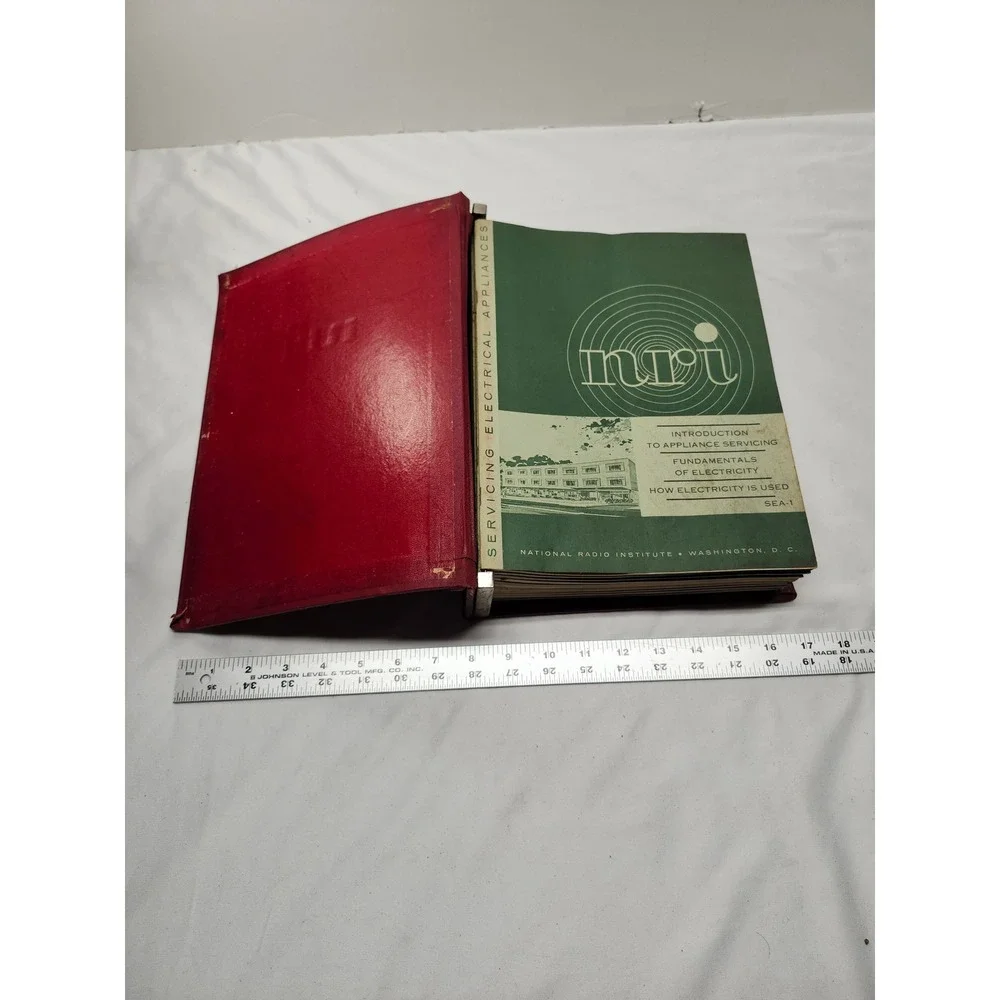 Vintage 1966 National Radio Institute NRI Appliance Servicing Technical Binder